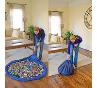 Niños Alfombra de juego Bolsa de almacenamiento de juguetes bebé Plegable Niños Alfombra Niño Organizador de juguetes 60 Pulgadas (150cm)