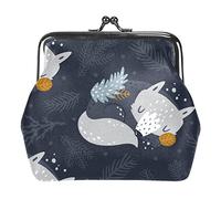 Niños Animales del Bosque Fondo de bebé de Lobos Lindos Colección de Buenas Noches Monederos Carteras Bolsas de Bolsa Vintage para Regalo