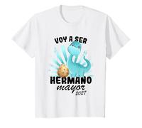 Niños Anuncio Embarazo Voy A Ser Hermano Mayor 2027 Camiseta