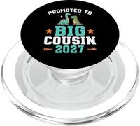 Niños ascendidos a Big Cousin 2027 Dinosaur New Baby Shower PopSockets PopGrip para MagSafe