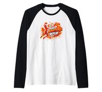 Niños Baloncesto Comer Dormir Ganar Repetir Atleta Energía Camiseta Manga Raglan