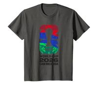 Niños Banderas con Logotipo del país anfitrión de la FIFA World CUP26 Camiseta