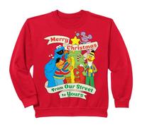 Niños Barrio Sésamo Niños Árbol de Navidad Galleta Bert Abby Ernie Elmo Sudadera