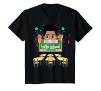 Niños Black Boy Magic Back To School Hello Melanin - Niños pequeños Camiseta