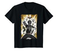 Niños Black Ranger En Acción Mighty Morphin Power Rangers Niños Camiseta