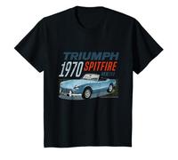 Niños BMH Triumph Spitfire MkIII Retro 1970 Coche Deportivo Niños Camiseta
