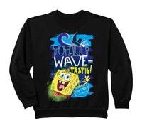 Niños Bob Esponja Pantalones Cuadrados Niños Surf Ondas Diversión Deportes 90s Retro Sudadera
