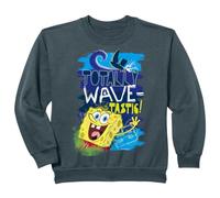 Niños Bob Esponja Pantalones Cuadrados Niños Surf Ondas Diversión Deportes Retro 90s Sudadera