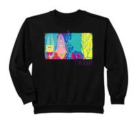 Niños Bob Esponja Pantalones Cuadrados Niños Verano Surf Playa Vacaciones Retro Sudadera