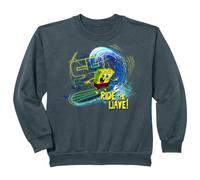 Niños Bob Esponja para niños montan en la Ola surfeando un clásico de los 90 Sudadera