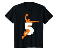 Niños BOLSA DE BASKET 5 AÑOS DE BASKETBOL 5 AÑOS 5 DE NACIMIENTO Camiseta