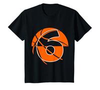 Niños BOLSA DE BASKET 6 AÑOS JÓVENES BALÓN DE BASKETBOL 6º CUMPLEO Camiseta