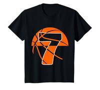 Niños BOLSA DE BASKET 7 AÑOS JÓVENES BASKETBOL 7 DÍA DE NACIMIENTO Camiseta