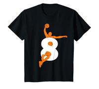 Niños BOLSA DE BASKET 8 AÑOS DE BASKETBOL 8 DE NACIMIENTO Camiseta