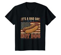 Niños Camiseta Bad Day To Be A Hot Dog para niños pequeños Camiseta