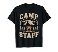 Niños Camp Staff Anfitrión Escuadrón Campistas Enfermera Primos Vibes Camiseta