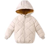 Niños Chaqueta de Plumífero con Capucha Invierno Chaqueta de Abajo Ligero Niños Niñas