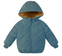 Niños Chaqueta de Plumífero con Capucha Invierno Chaqueta de Abajo Ligero Niños Niñas
