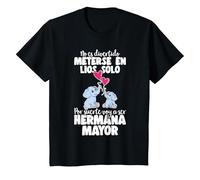Niños Chicas Hermana No Divertido Meterse En Líos Camiseta