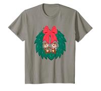 Niños Chip'n'Dale Navidad Wreath Camiseta