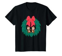 Niños Chip'n'Dale Navidad Wreath Camiseta