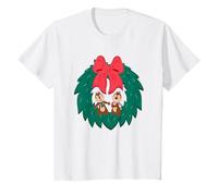 Niños Chip'n'Dale Navidad Wreath Camiseta