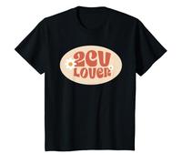 Niños Citroën 2CV Lover Car 70s Hippy Flowers Retro Insignia Niños Camiseta