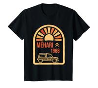 Niños Citroën Méhari 1968 Coche Retro Sun Surf Niños Camiseta