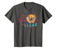 Niños Clangers Flap Clang Clunk The Iron Chicken Retro Kids Camiseta