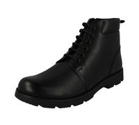 Niños Clarks Elegante Estilo Motero Botines Heath Medio