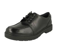 Niños Clarks Elegante Formal Cordones Zapatos de Piel para Colegio Loxham Pace