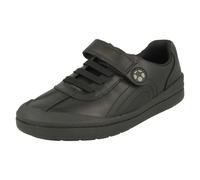 Niños Clarks Elegante Fútbol Detallado Zapatos de Colegio Rock Pasar
