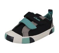 Niños Clarks Foxing Lo Patrón Detallado Zapatillas de Lona