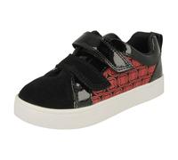 Niños Clarks Informal Cierre Adhesivo Zapatos de Cuero City Héroe Lo