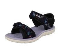 Niños Clarks Informal Patrón Detallado Ajustable Sandalias Surf Ajustado