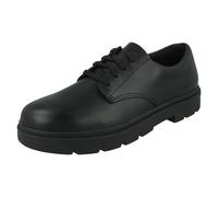 Niños Clarks Suela Gruesa Zapatos de Colegio Lorcam Bucle