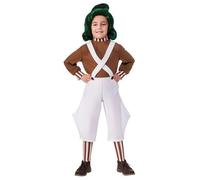 Niños con Licencia Oompa Loompa Disfraz Niños Día Del Libro Conjunto By Rubies
