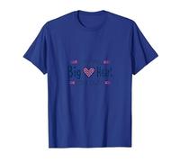 Niños Concientización sobre el cáncer de Mama Hombrecito Causa del corazón Grande Camiseta, Hombre, Azul Real, M