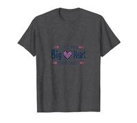 Niños Concientización sobre el cáncer de Mama Hombrecito Causa del corazón Grande Camiseta, Hombre, Jaspeado Oscuro, 3XL