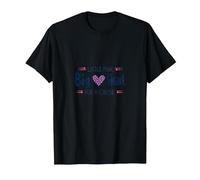 Niños Concientización sobre el cáncer de Mama Hombrecito Causa del corazón Grande Camiseta, Hombre, Negro, 4XL
