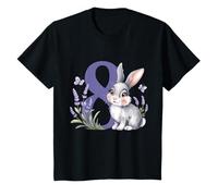 Niños Conejo dulce con flores 8 cumpleaños cumpleaños niña cumpleaños Camiseta