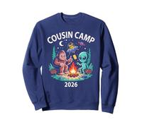 Niños Cousin Camp 2026 Alien Family Trip Crew Auntie Vacay Sudadera