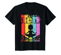 Niños Cumpleaños 10 Niño Niña Diez 10 Años Yoga Cumpleaños Camiseta