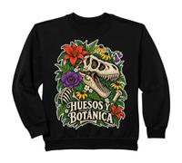 Niños Dinosaurios Vintage Huesos y botánica Sudadera
