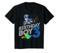 Niños Dirt Bike Rider 3 años de edad Motocross 3er cumpleaños niño Camiseta