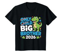 Niños Diseño de Dinosaurio Big Brother 2026 para niños celebrando a la Familia Camiseta