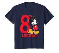 Niños Disney Mickey Mouse 8th Birthday Camiseta