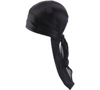 Niños Durags Durags Head Wrap Silk Durag para Baby Boy Boy Girl Wave Gorra Ancha Turbera De Larga