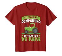 Niños El Pequeño Compañero De Tractor De Papá Camiseta