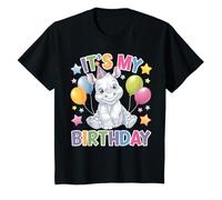 Niños Es mi cumpleaños | Lindo diseño de fiesta de rinocerontes Camiseta